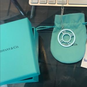 Brand New Tiffany Atlas Medallion Pendant-XL